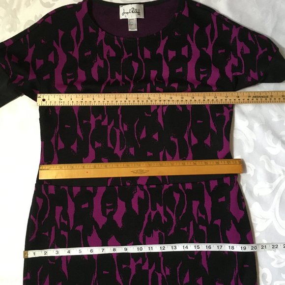 JOSEPH RIBKOFF Knit Sheath Dress, Pink/Black, 10 - Picture 11 of 16